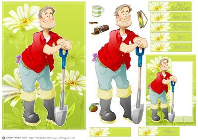 Gardening Dude Quick Card.