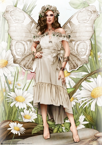 Forest Fairy Trina  Cream A4