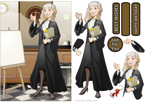 Lawyer/barrister Dudess 2 Blonde