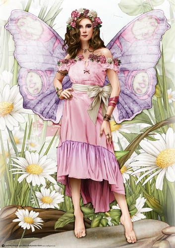 Forest Fairy Trina Light Pink A4