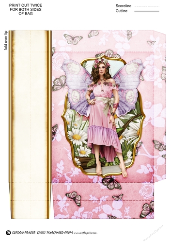 Forest Fairy Trina Light Pink Mini Gift Bag