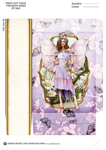 Forest Fairy Trina Lilac Mini Gift Bag