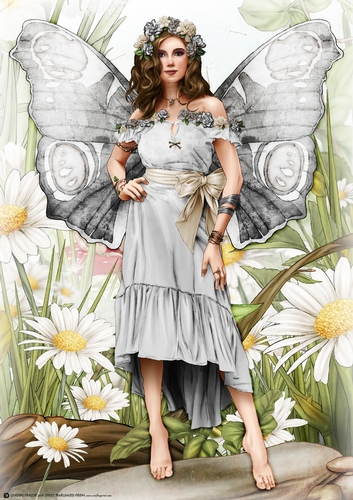 Forest Fairy Trina Silver A4