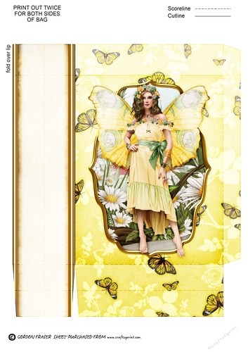 Forest Fairy Trina Yellow Mini Gift Bag