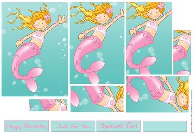 Pink Mermaid Pyramid.
