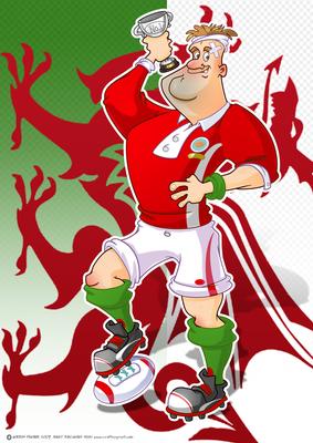 Rugby Dude Wales A4.