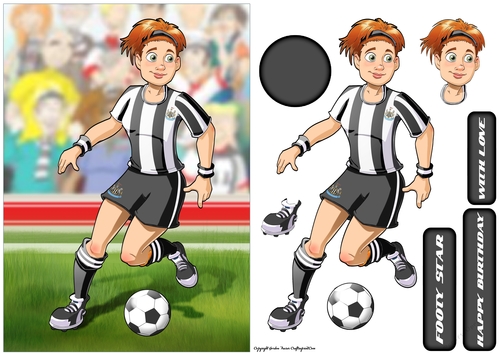 Womens Football Dudess Black and White Strip