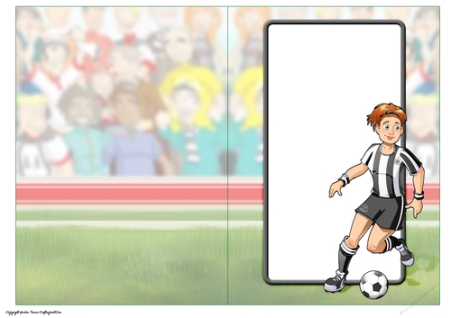 Womens Football Dudess Black and White Strip Insert