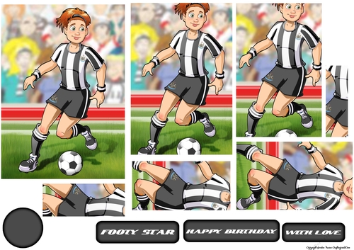 Womens Football Dudess Black and White Strip Pyramid
