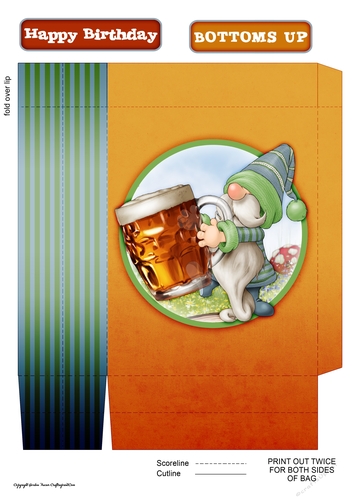 Beer Gnome Mini Gift Bag