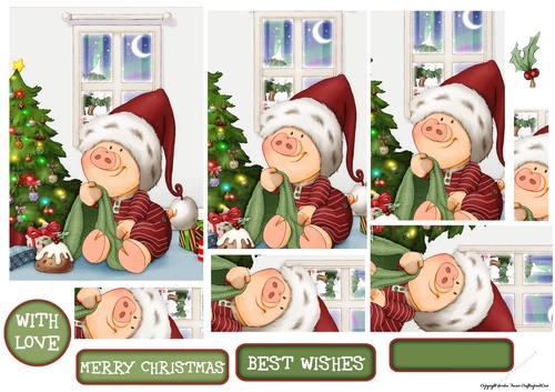 Pigs in Blankets Pumpkin Christmas Pyramid