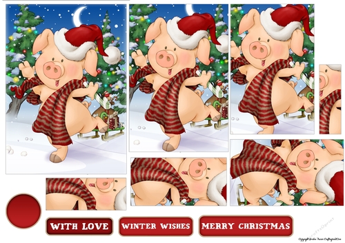 Pigs in Blankets Pip Christmas Pyramid