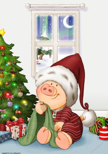 Pigs in Blankets Pumpkin Christmas A4