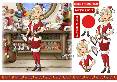 Mrs Claus 7x7 Quick Card Front