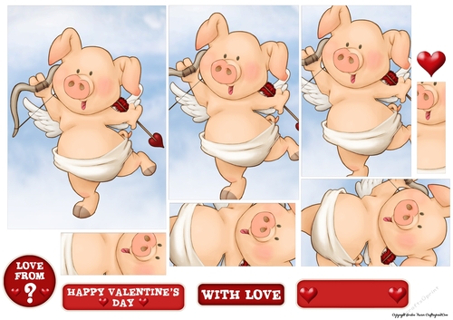 Pigs in Blankets Pip Valentine Pyramid