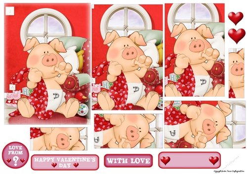 Pigs in Blankets Pod Valentine Pyramid
