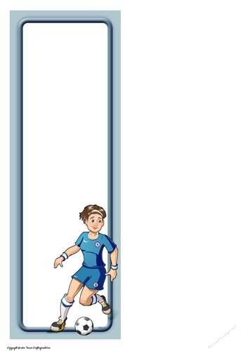 Womens Football Dudess Blue Strip Large Vertical DL Insert