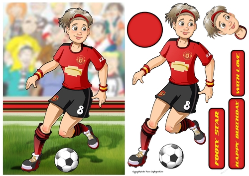Womens Football Dudess Red, Black, Yellow Strip 