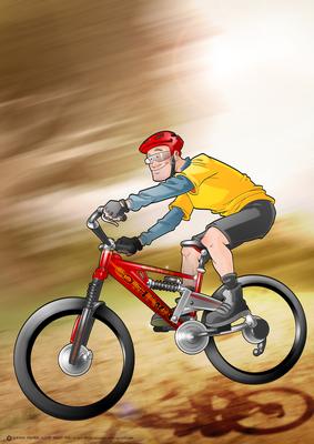 Mountain Bike Dude A4.