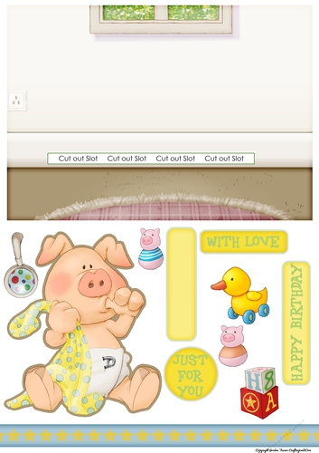 Pigs in Blankets Pod Slider Card