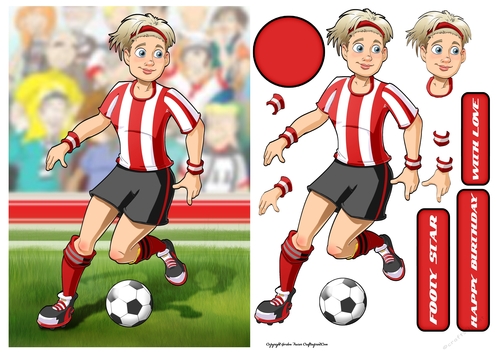 Womens Football Dudess Red, White Strip 