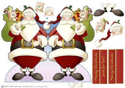 Santa Dude Ii Shaped.