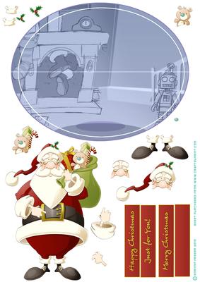 Santa Dude Ii Wobble Card.