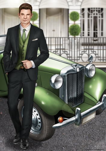 Art Deco Rodrigo A4 (Green)