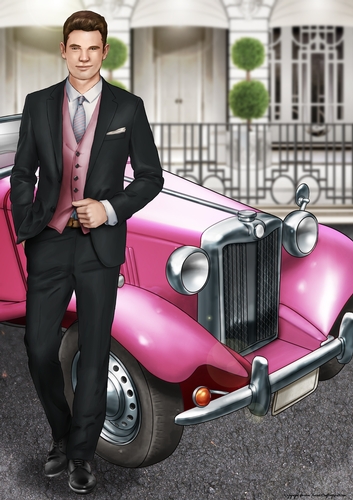 Art Deco Rodrigo A4 (Pink)