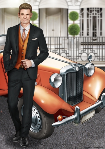 Art Deco Rodrigo A4 (Peach)