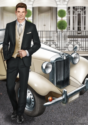 Art Deco Rodrigo A4 (Cream)