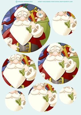 Santa Dude Ii Circle Pyramid.