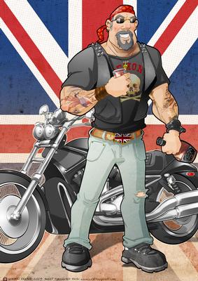 Angel of Hell Dude Uk A4.