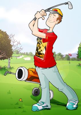 Golfer Dude Ii A4.