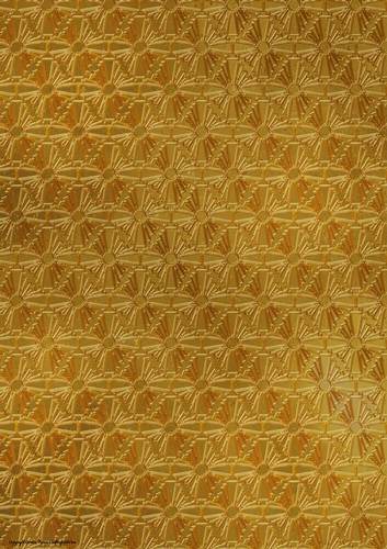Art Deco Lola Gold Fan Paper Gold