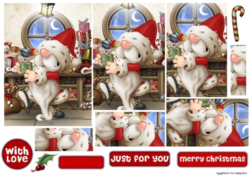 Santa Gnome 3 Pyramid