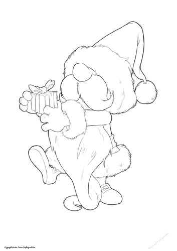 Santa Gnome 3 Digital Stamp