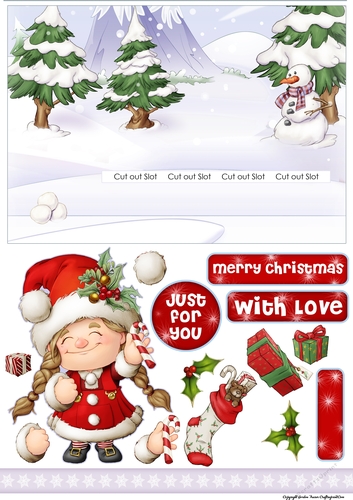 Maisie the Christmas Gnome Slider