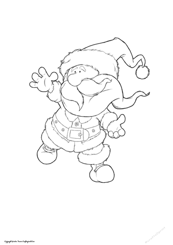 Santa Gnome 4 Digital Stamp