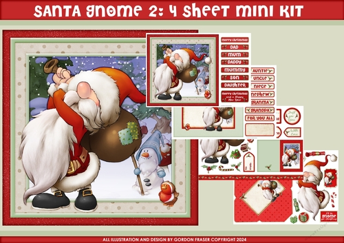 Santa Gnome 2 Four Sheet Mini Kit