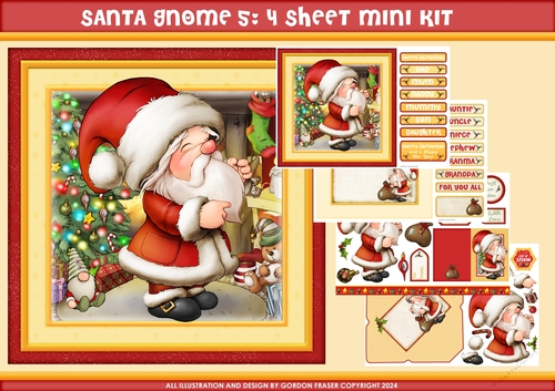 Santa Gnome 5 Four Sheet Mini Kit