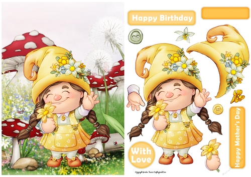 Maisie the Gnome Yellow