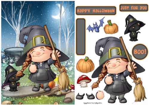 Maisie the Halloween Witch