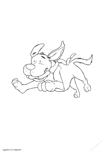 Puppy Love Rufus Digital Stamp