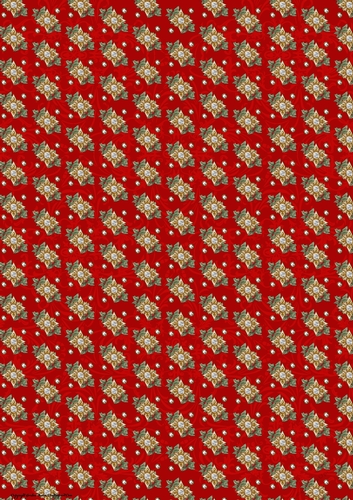 Lola Diamond Holly Paper Red