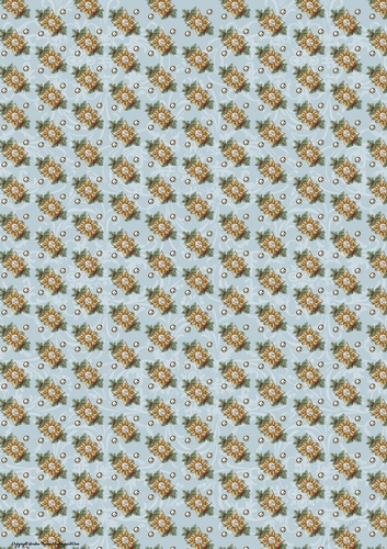 Lola Diamond Holly Paper Blue