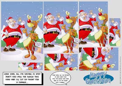 Cheeky Rudolf Pyramid.