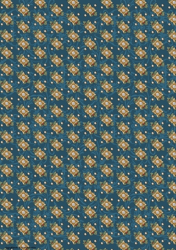 Lola Diamond Holly Paper Dark Blue