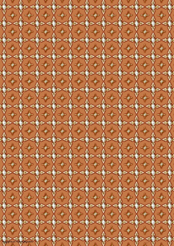 Art Deco Diamond Cross Backing Paper Peach