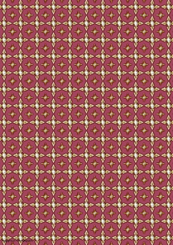 Art Deco Diamond Cross Backing Paper Dark Pink